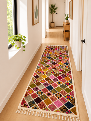Tapis couloir berbère 80x260cm #100
