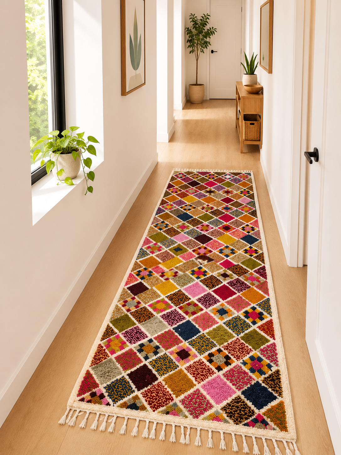 Tapis couloir berbère 80x260cm #100